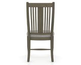Canadel Dining Chair 2250 in 7C Fabric and 08 Shadow, back view