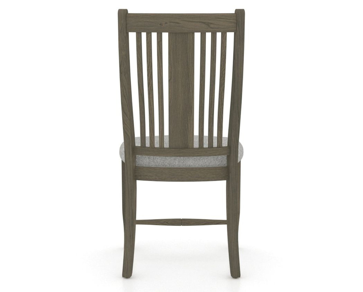 Canadel Dining Chair 2250 in 7C Fabric and 08 Shadow, back view