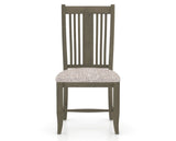 Canadel Dining Chair 2250 in FP Crypton® and 08 Shadow, front view