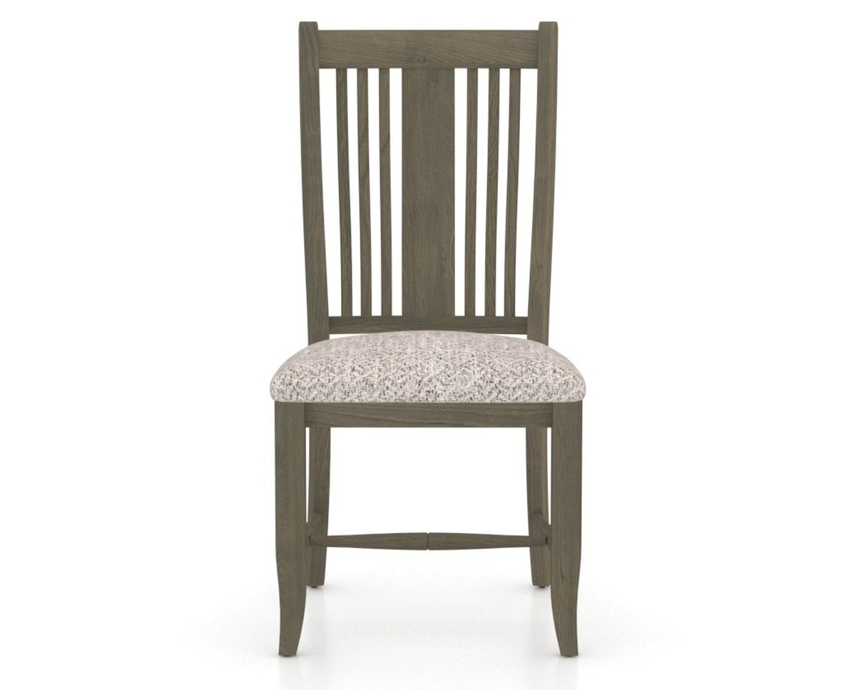 Canadel Dining Chair 2250 in FP Crypton® and 08 Shadow, front view