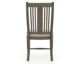 Canadel Dining Chair 2250 in FP Crypton® and 08 Shadow, back view