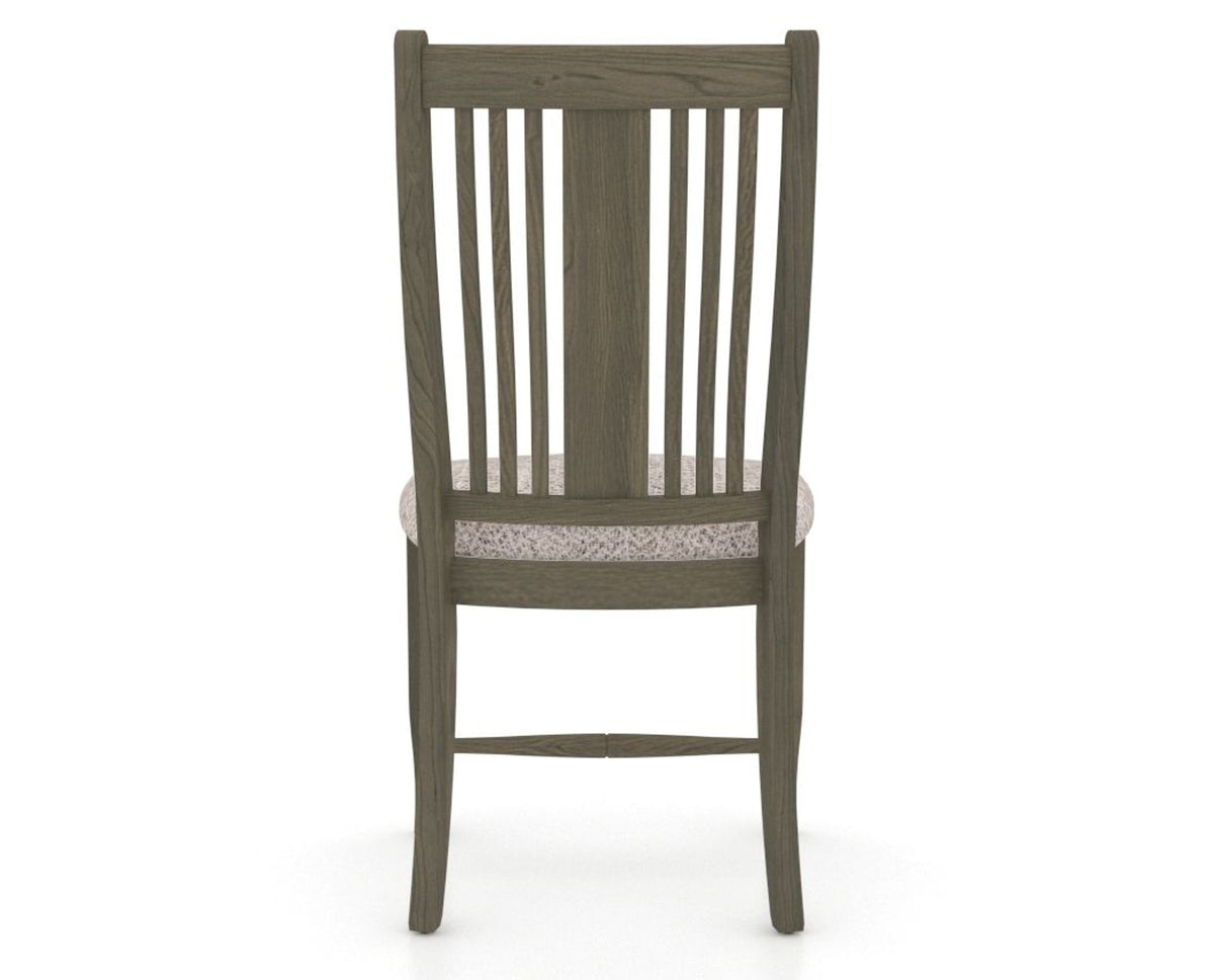 Canadel Dining Chair 2250 in FP Crypton® and 08 Shadow, back view
