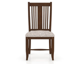 Canadel Dining Chair 2250 in FP Crypton® and 19 Cognac Washed, front view