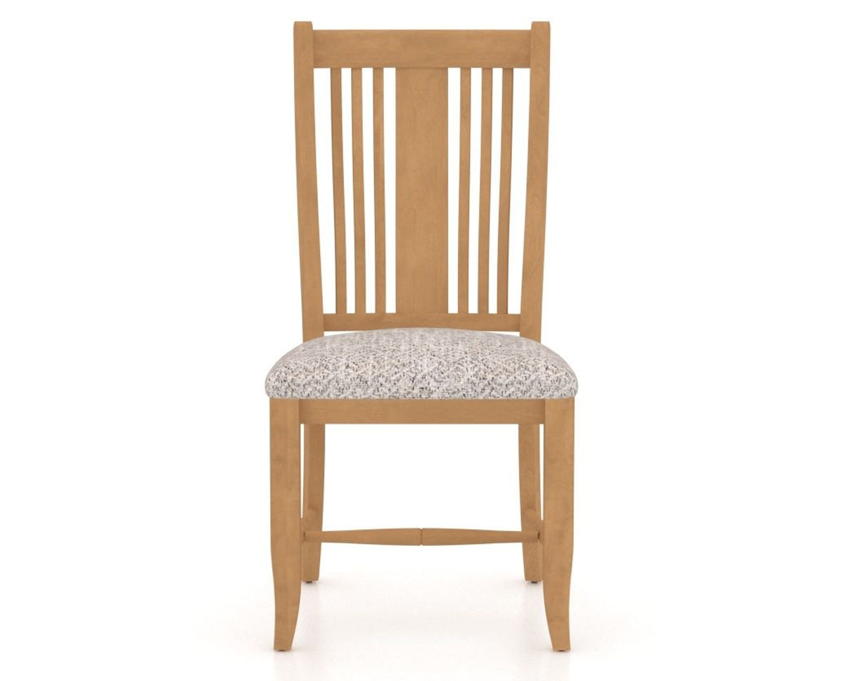 Canadel Dining Chair 2250 in FP Crypton® and 20 Caramel Washed, front view