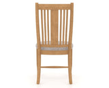 Canadel Dining Chair 2250 in FP Crypton® and 20 Caramel Washed, back view