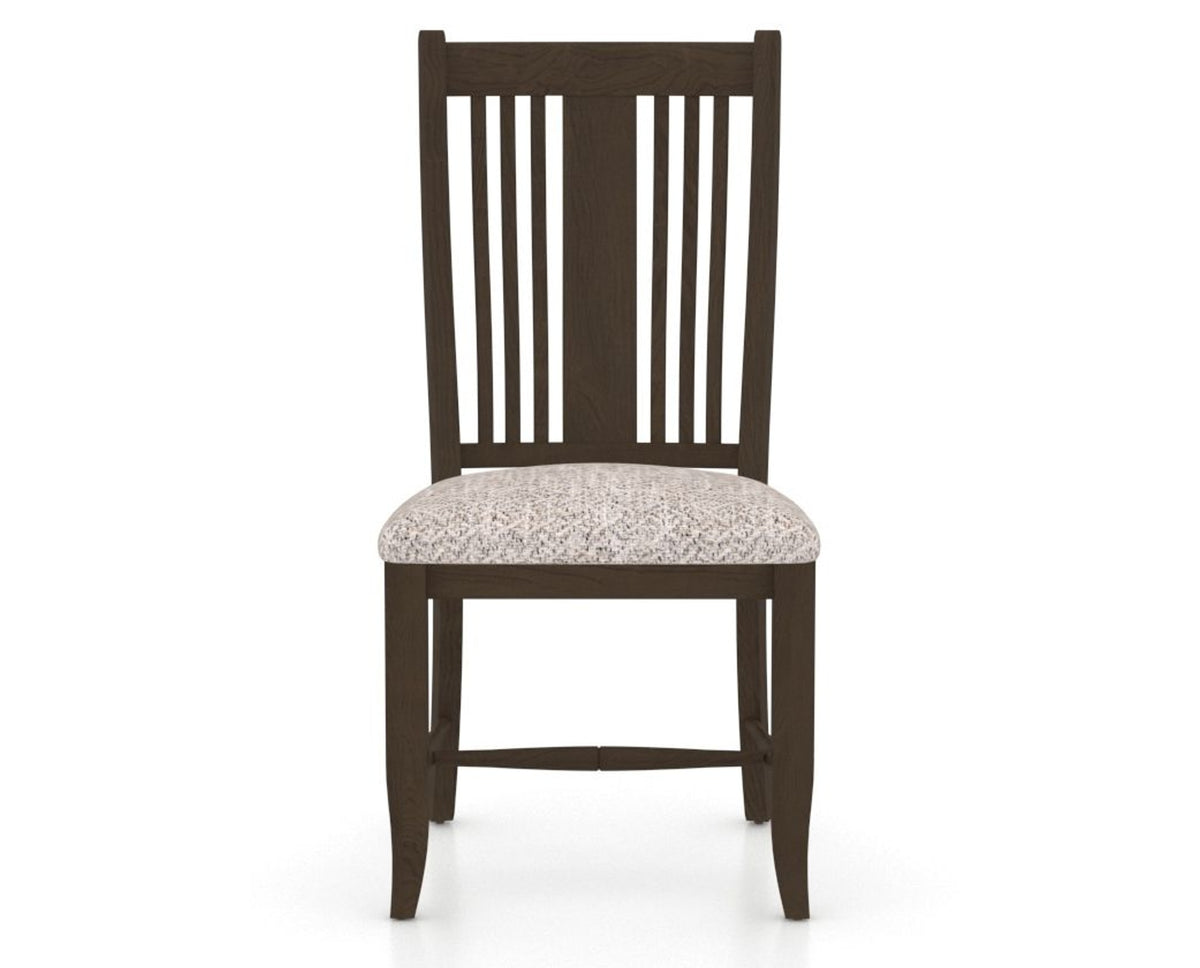 Canadel Dining Chair 2250 in FP Crypton® and 29 Hazelnut Washed, front view