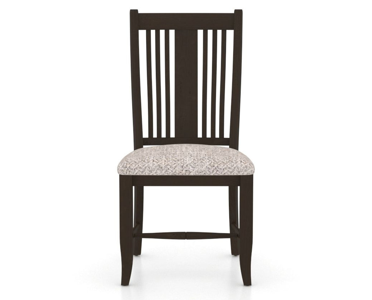 Canadel Dining Chair 2250 in FP Crypton® and 59 Davy's Grey, front view