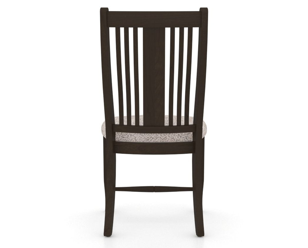 Canadel Dining Chair 2250 in FP Crypton® and 59 Davy's Grey, back view