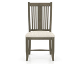 Canadel Dining Chair 2250 in FT InsideOut® and 08 Shadow, front view