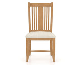 Canadel Dining Chair 2250 in FT InsideOut® and 20 Caramel Washed, front view