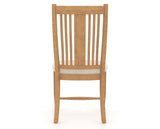 Canadel Dining Chair 2250 in FT InsideOut® and 20 Caramel Washed, back view