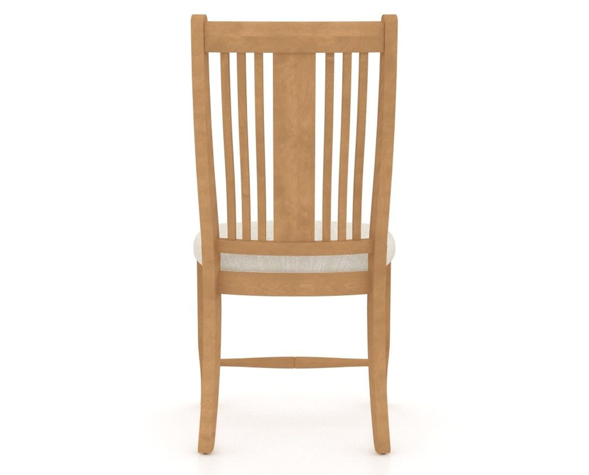 Canadel Dining Chair 2250 in FT InsideOut® and 20 Caramel Washed, back view