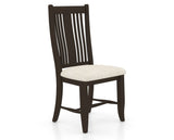 Canadel Dining Chair 2250 in FT InsideOut® and 59 Davy's Grey, three-quarter view
