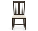 Canadel Dining Chair 2250 in FT InsideOut® and 59 Davy's Grey, front view