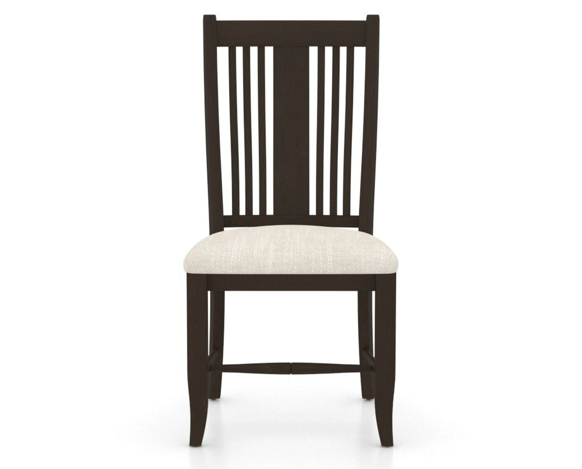 Canadel Dining Chair 2250 in FT InsideOut® and 59 Davy's Grey, front view