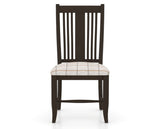 Canadel Dining Chair 2250 in OZ Fabric and 59 Davy's Grey, front view