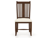 Canadel Dining Chair 2250 in YJ Faux Leather and 19 Cognac Washed, front view