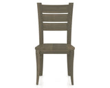Canadel Lat Dining Chair in Shadow, front view