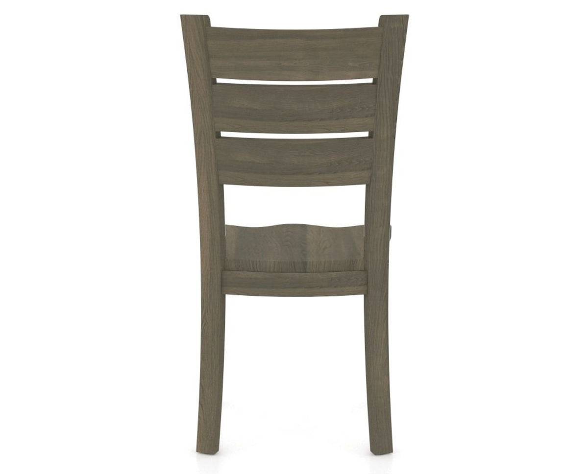 Canadel Lat Dining Chair in Shadow, back view