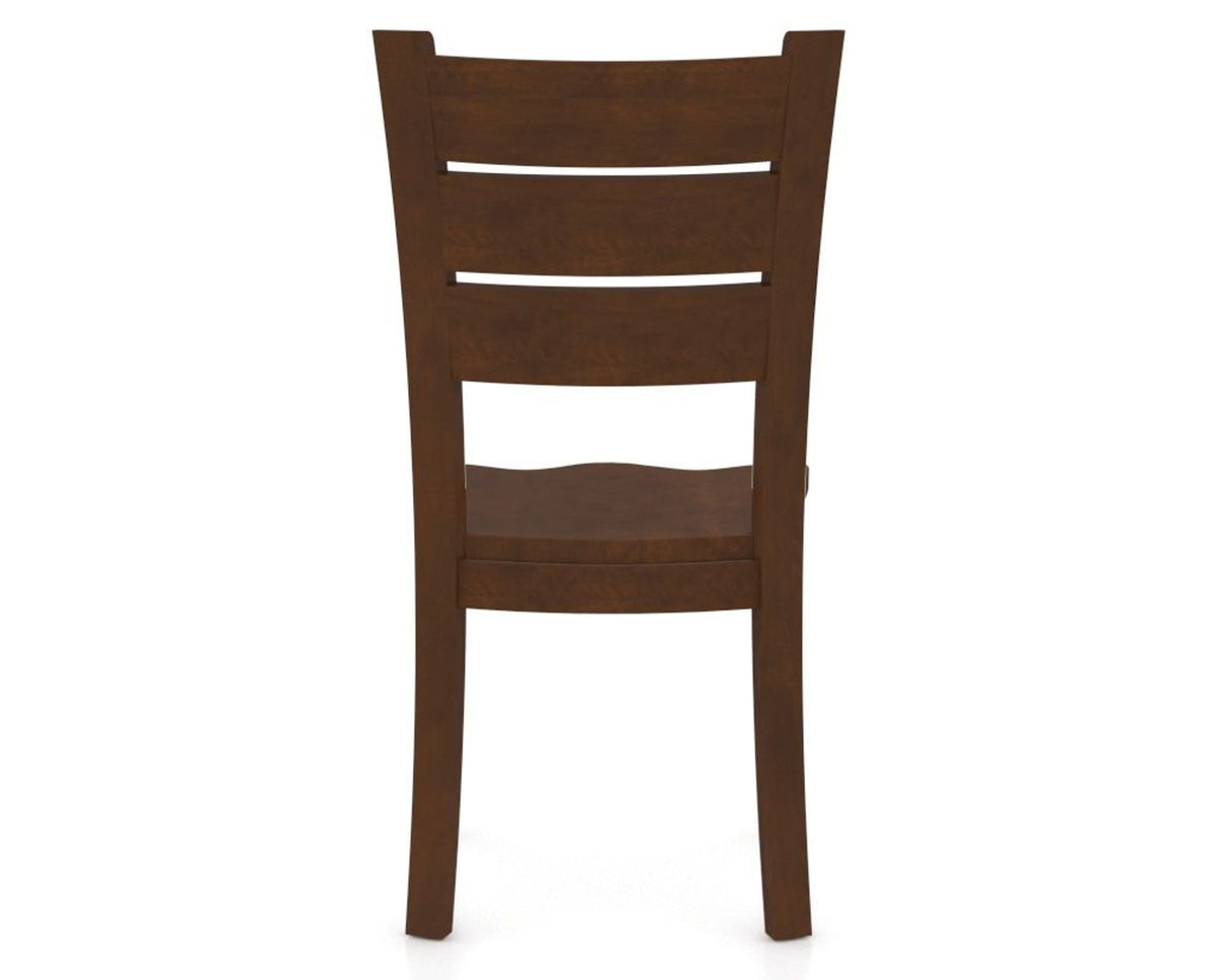 Canadel Lat Dining Chair in Cognac Washed, back view