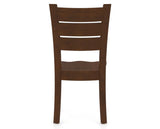 Canadel Lat Dining Chair in Cognac Washed, back view