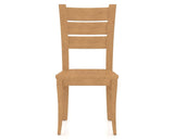Canadel Lat Dining Chair in Caramel Washed, front view