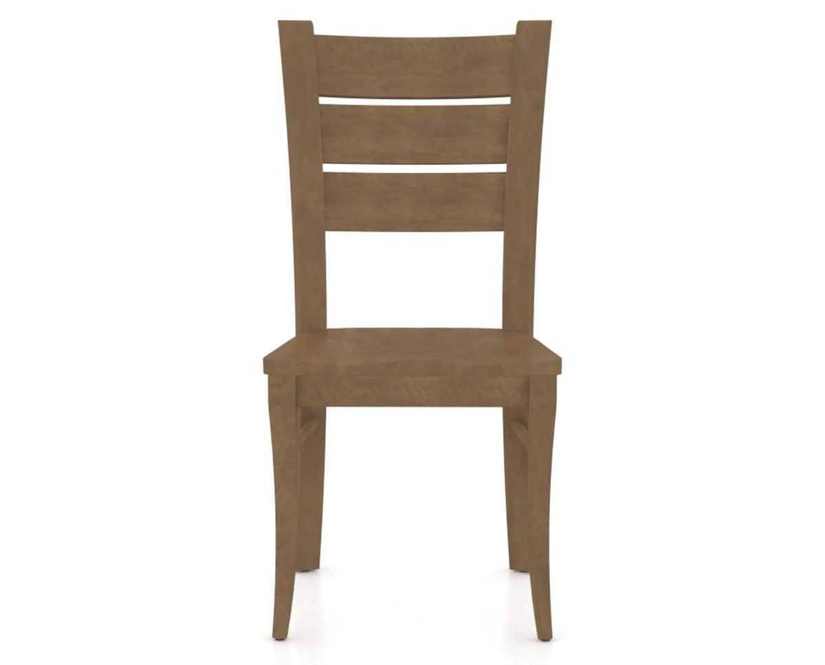 Canadel Lat Dining Chair in Pecan Washed, front view