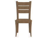 Canadel Lat Dining Chair in Pecan Washed, front view