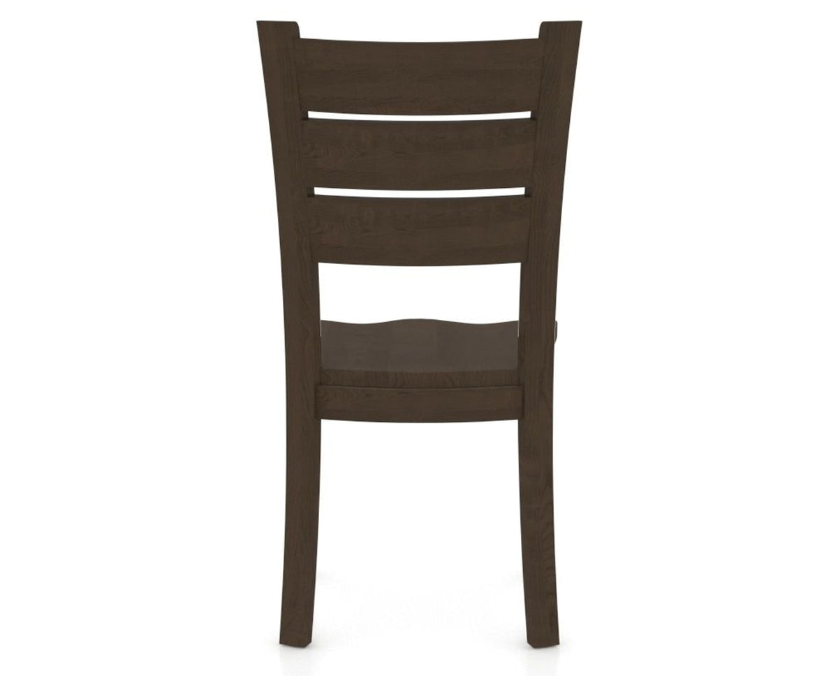 Canadel Lat Dining Chair in Hazelnut Washed, back view