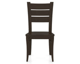 Canadel Lat Dining Chair in Davy's Grey, front view
