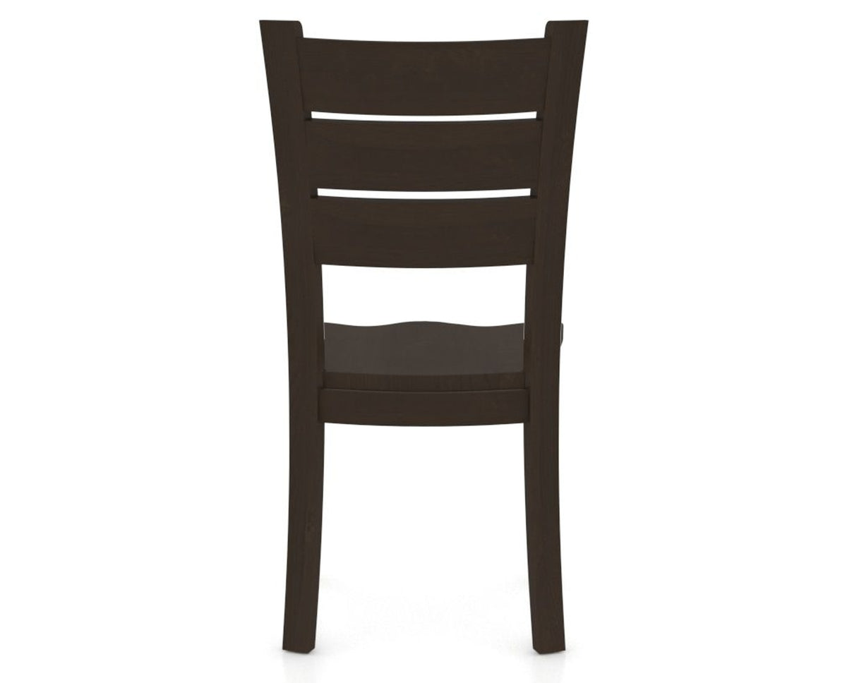Canadel Lat Dining Chair in Davy's Grey, back view
