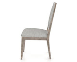 Canadel Loft Upholstered Dining Chair 312A in 7C Fabric and 08 Shadow, side view