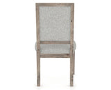 Canadel Loft Upholstered Dining Chair 312A in 7C Fabric and 08 Shadow, back view