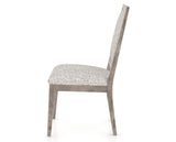 Canadel Loft Upholstered Dining Chair 312A in FP Crypton® and 08 Shadow, side view