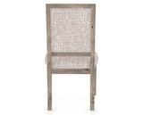 Canadel Loft Upholstered Dining Chair 312A in FP Crypton® and 08 Shadow, back view
