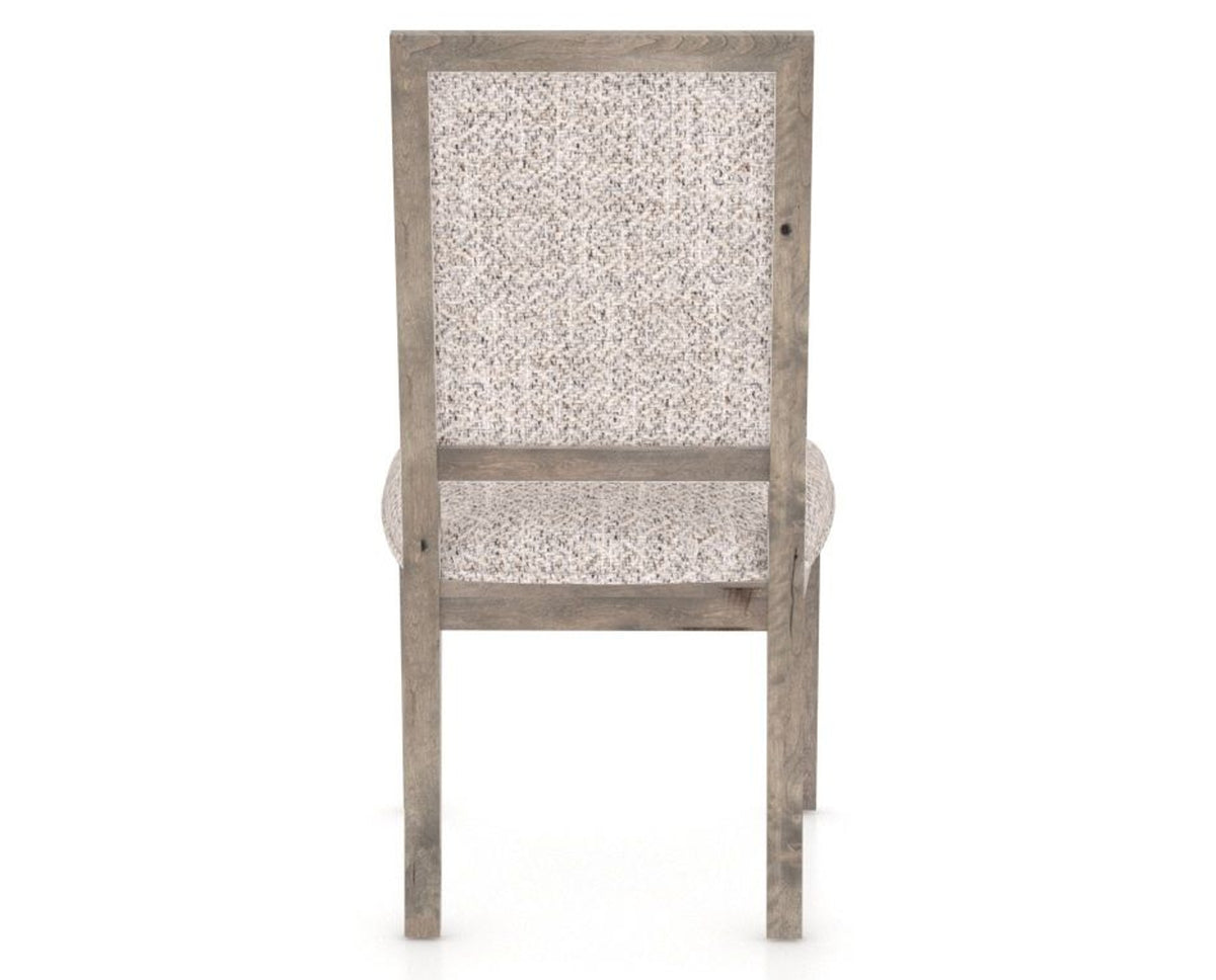 Canadel Loft Upholstered Dining Chair 312A in FP Crypton® and 08 Shadow, back view