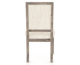 Canadel Loft Upholstered Dining Chair 312A in FT InsideOut® and 08 Shadow, back view