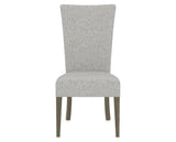Canadel Upholstered Dining Chair 5013 in 7C Fabric and 08 Shadow, front view
