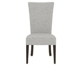 Canadel Upholstered Dining Chair 5013 in 7C Fabric and 59 Davy's Grey, front view