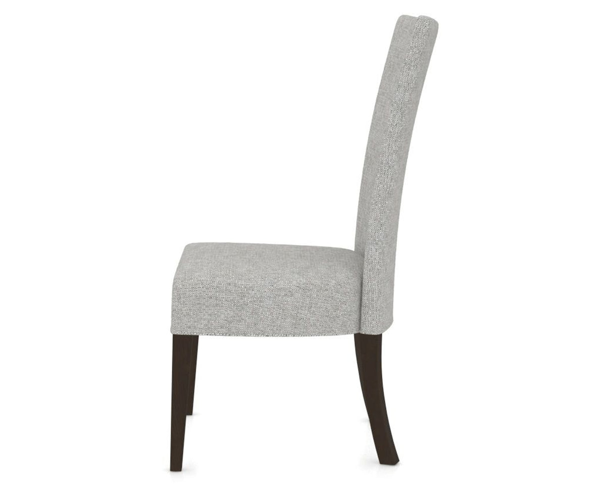Canadel Upholstered Dining Chair 5013 in 7C Fabric and 59 Davy's Grey, side view