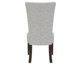 Canadel Upholstered Dining Chair 5013 in 7C Fabric and 59 Davy's Grey, back view