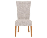 Canadel Upholstered Dining Chair 5013 in FP Crypton® and 01 Honey Washed, front view