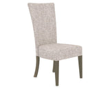 Canadel Upholstered Dining Chair 5013 in FP Crypton® and 08 Shadow, three-quarter view
