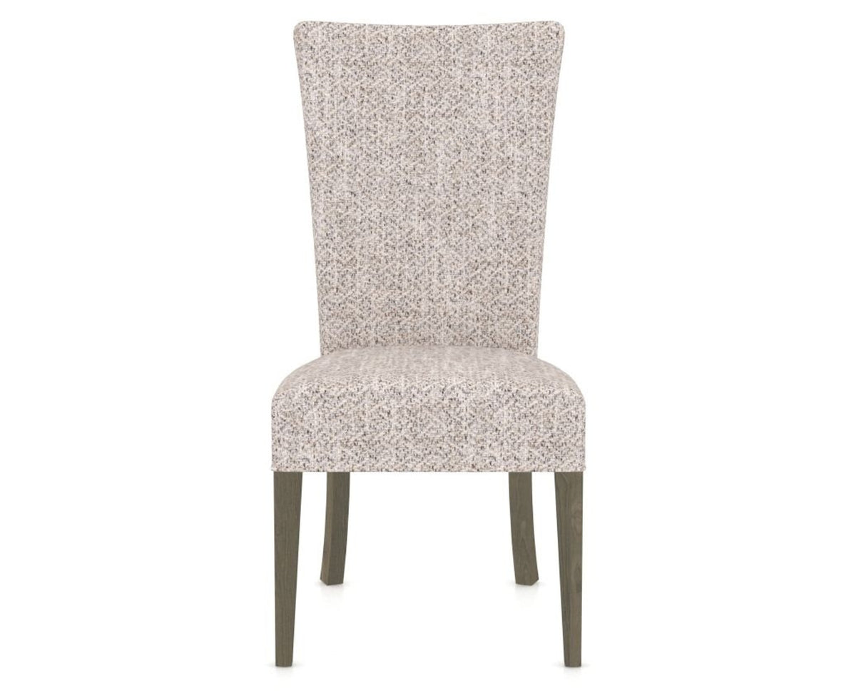 Canadel Upholstered Dining Chair 5013 in FP Crypton® and 08 Shadow, front view