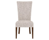 Canadel Upholstered Dining Chair 5013 in FP Crypton® and 19 Cognac Washed, front view