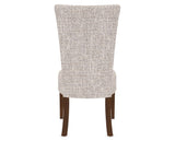 Canadel Upholstered Dining Chair 5013 in FP Crypton® and 19 Cognac Washed, back view