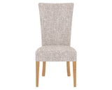 Canadel Upholstered Dining Chair 5013 in FP Crypton® and 20 Caramel Washed, front view