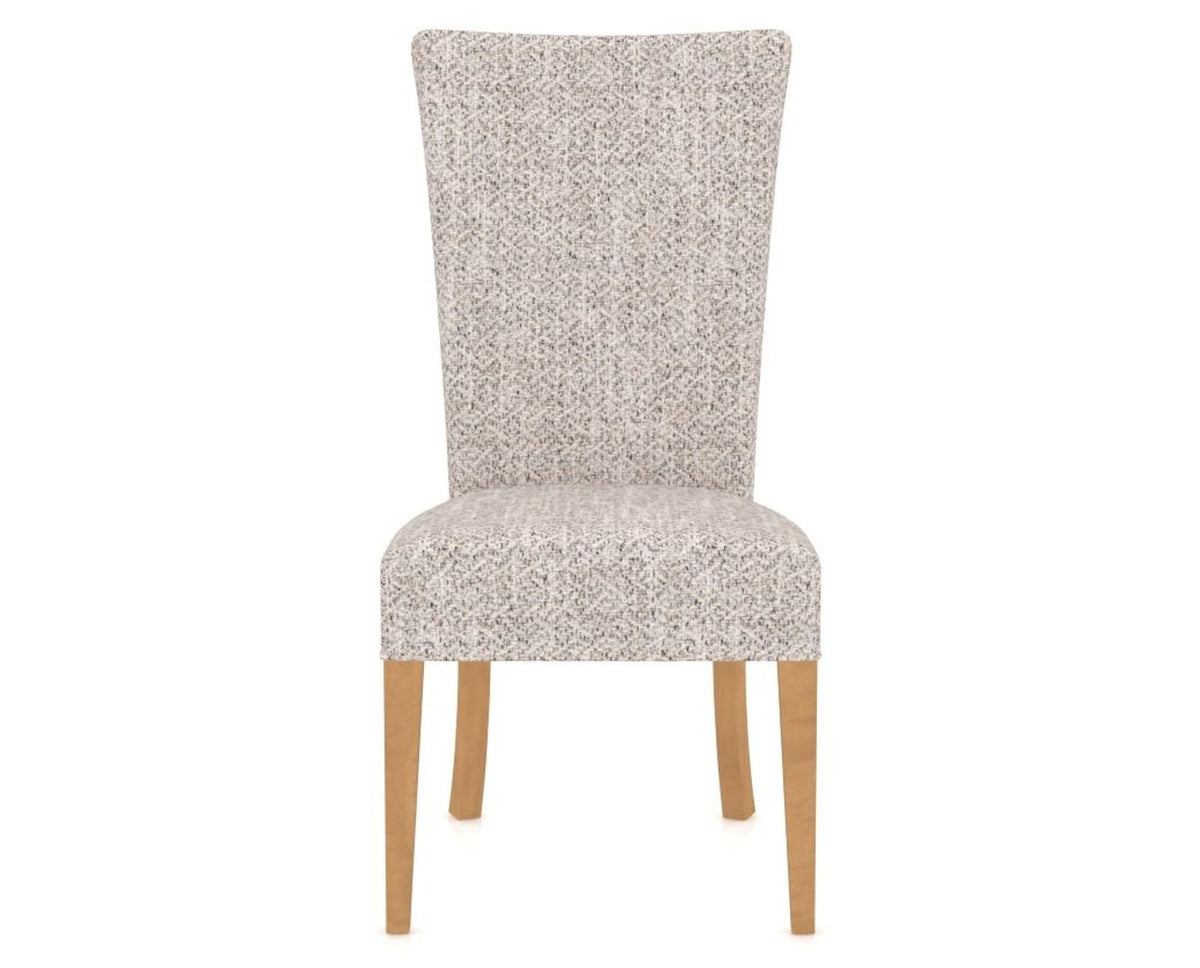 Canadel Upholstered Dining Chair 5013 in FP Crypton® and 20 Caramel Washed, front view