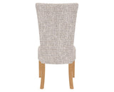 Canadel Upholstered Dining Chair 5013 in FP Crypton® and 20 Caramel Washed, back view