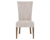 Canadel Upholstered Dining Chair 5013 in FP Crypton® and 25 Pecan Washed, front view